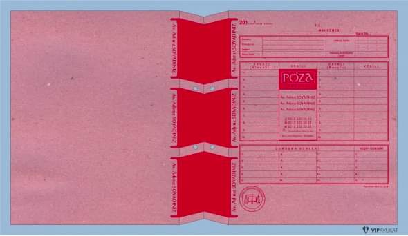 Avukat Adliye Dosyası AD506P