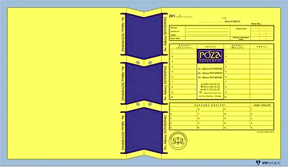 Avukat Adliye Dosyası AD506SB