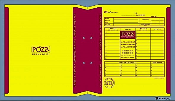 Avukat Adliye Dosyası AD507SB