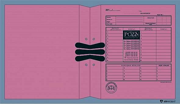 Avukat Adliye Dosyası AD509MB