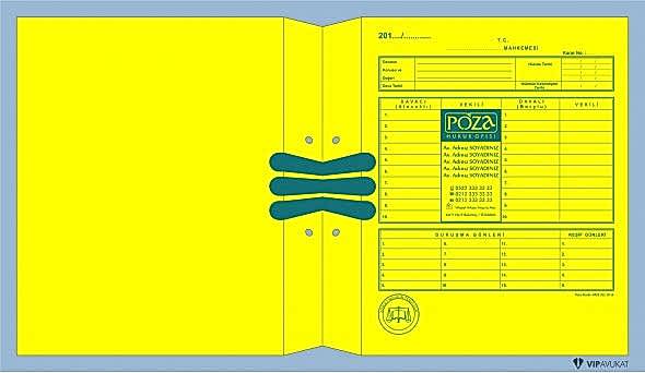 Avukat Adliye Dosyası AD509SB