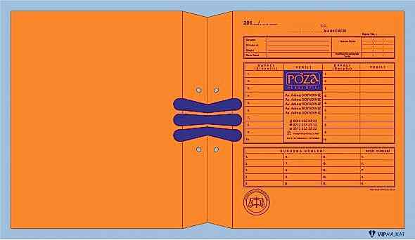 Avukat Adliye Dosyası AD509TB