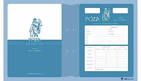 Avukat Büro Dosyası AD638