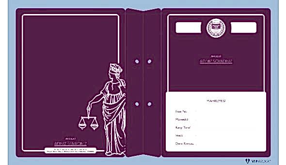 Avukat Büro Dosyası AD639