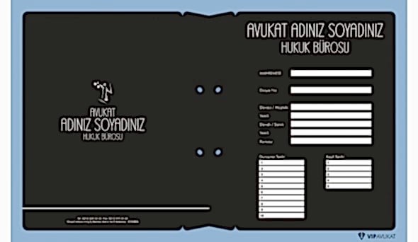 Avukat Büro Dosyası AD640
