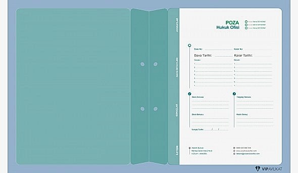 Avukat Büro Dosyası AD643