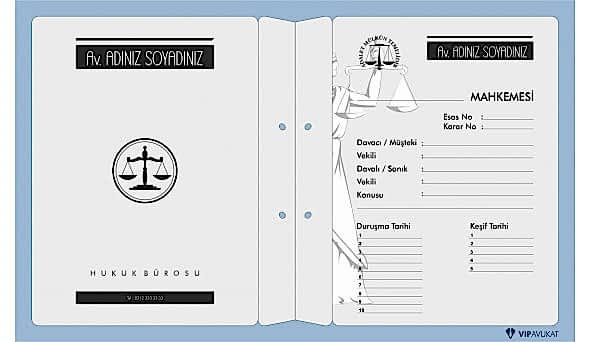 Avukat Büro Dosyası AD616