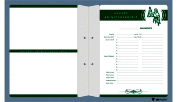 Avukat Büro Dosyası AD617