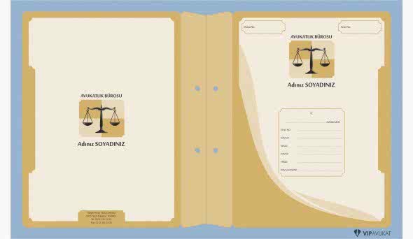 Avukat Büro Dosyası AD623